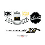 Holden HR - X2 - 186 6cyl Engine +Air Cleaner Decal Kit +Rocker Cover +Oil
