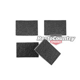 Ford Seat Belt Anti Rattle Foam Pad Set x4 XA XB XC Peel n Stick cushion