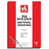Holden GMH Factory HQ Vol 2. Service Manual -Suspension Brakes NEW workshop book