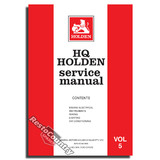 Holden GMH Factory HQ Vol 5 Service Manual -Electrical Air Con NEW workshop book