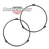 Ford Headlight Retainer Ring PAIR XW XY Falcon head light mount fit