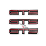 Holden HQ Red 'GTS' Badge Kit x3  Guard + Boot Metal fender emblem