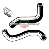 Holden Service Radiator Hose +Clamp Kit HZ 6cyl 173 202 With Air Con Power Steer