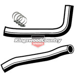 Holden Service Radiator Hose +Clamp Kit WB 6cyl 202 /3.3 No Air Con