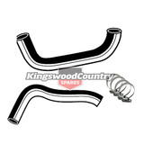 Holden Service Radiator Hose +Clamp Kit WB V8 253 308 4.2 5.0 ltr With Air Con