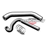 Holden Commodore Service Radiator Hose Upper + Lower + Clamps VL 6Cyl 2.0 3.0 RB