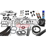 Holden Torana HATCH Complete Body Rubber Kit LX BLACK Pinchweld