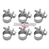 Universal Clamp Kit (6 pcs) EFI Hose 12-14mm electronic fuel injection clamps