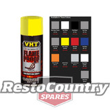 VHT High Temperature Spray Paint FLAMEPROOF FLAT YELLOW. Exhaust engine flame proof