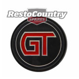 Ford Wheel Centre Cap 'GT' Emblem 12 Slot XA XB GT badge logo decal slotters