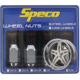 SPECO 7/16 inch CHROME Wheel Nut Set x4