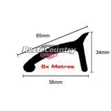 Rubber Wheel Arch Flare -Side Edge Fit 6x Metres 4x Guards 4x4 4WD Bus Truck mud