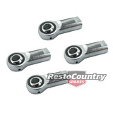 Universal Rose Joint Assembly x4 3/8" Female Thread TOP QUALITY rod bearing