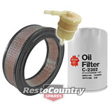Holden Oil +Air +Fuel Filter Service Kit 6cyl EH HD HR HK HT HG HQ HJ HX HZ WB