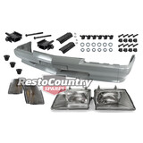 Holden Commodore VK Front Bumper Bar + Headlight + Mounting Bolt Kit OEM THICK