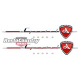 Holden Lion And Shield Emblem +Special Badge Kit FC 1/4 Panel red emblem quarter
