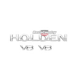 Holden Commodore "HOLDEN" Rear + "V8" Guard Badge Kit VS Sedan Chrome / Silver