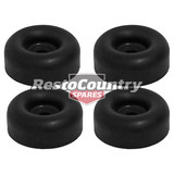 Moulded Rubber Mounting Foot Buffer Kit x4 60mm Drilled Furniture Table Truck