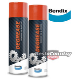 Bendix Degreaser 400gm Spray Can x2 Remove Grease Oil clean workshop tool