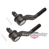 Ford INNER Tie Rod End Pair SHORT Early XR ZA steering joint ball