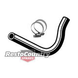 Holden Commodore Service UPPER Radiator Hose + Clamps VH 6Cyl 173 2.8 top rubber