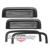 Holden Commodore Black Outer Door Handle PAIR Left + Right VB VC VH VK VL NEW