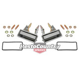 Ford Front Door Handle + Gasket + Fitting Kit PAIR Left + Right XB XC ZF ZG ZH