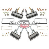 Ford Door Handle +Gasket +Bolt Set Front + Rear LEFT +RIGHT Outer XB ZF ZG 