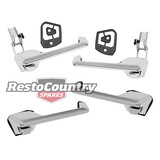 Ford FRONT + REAR Chrome Outer Door Handle Kit x4 XR XT XW XY ZC ZD Left + Right