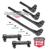 Ford Tie Rod End + Adjuster Sleeve Kit  x6 INNER + OUTER XD XE XF XG ZJ ZK ZL