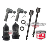 Holden Commodore Rack + Tie Rod End + Boots Kit NEW VB VC VH VK POWER Steering