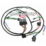 Holden HZ TWIN Headlight CONVERSION H1-H1 to H4-H1 +RELAY Wiring Loom Harness 