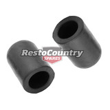Rubber Water Blanking / Block Off Cap PAIR 5/8 15mm ID Round End plug stop pipe