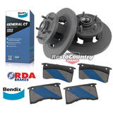 Holden Torana Front Disc Brake Rotor + Bendix Pad kit STD LX UC Anti Rust wheel
