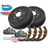 Ford Rear RDA DRUM Brake +BENDIX Shoe+Cylinder Kit XC XD XE XF ZG ZH ZJ ZK ZL