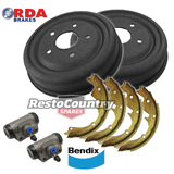 Holden Rear Brake DRUM + Bendix Shoe + Cylinder Set NEW EJ EH HD HR pad wheel
