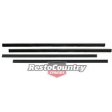 Holden Commodore Front Door Weather Belt Rubber Strip OUTER + INNER Set VB VC VH