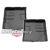 Holden FRONT Floor Pan Rust Repair Panel PAIR Left + Right EJ EH section
