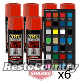VHT High Temperature Spray Paint ENGINE ENAMEL HOLDEN RED/ORANGE x6 starter diff