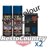 VHT High Temperature Spray Paint WRINKLE PLUS BLUE x2 dash firewall cover shifters