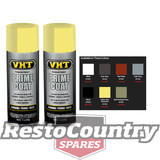 VHT Spray Paint PRIME COAT Premium Primer YELLOW ZINC CHROMATE x2 chrome