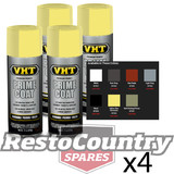 VHT Spray Paint PRIME COAT Premium Primer YELLOW ZINC CHROMATE x4 chrome