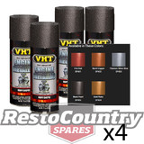 VHT High Temperature Spray Paint ENGINE METALLIC BLACK PEARL x4 starter diff