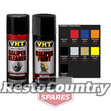 VHT High Temperature Spray Paint CALIPER BRAKE GLOSS BLACK +CLEANER Drum Disc Rotor