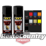 VHT High Temperature Spray Paint CALIPER +BRAKE GLOSS BLACK x2 Drum Disc Rotor