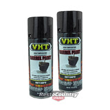 VHT BARREL High Temperature Spray Paint x2 GLOSS BLACK Small Engine block head