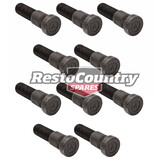 Ford Front Wheel Studs x10 XB XC XE XF XG XH EA EB ED WITH Front Disc bolt