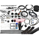 Holden UTE Complete Body Rubber Kit HJ HX HZ BLACK Pinchweld