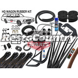 Holden Complete Body Rubber Kit HQ WAGON MID BROWN Pinchweld