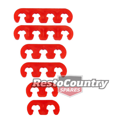 Speco Spark Plug Lead Separator Set Red Plastic 7 - 9mm Lead wire loom